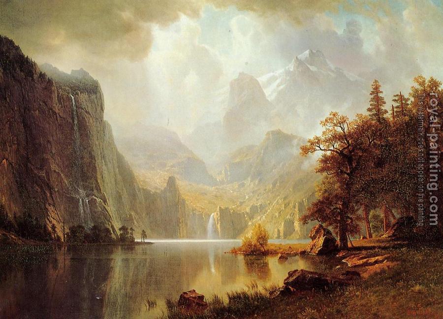 Albert Bierstadt : In the Mountains